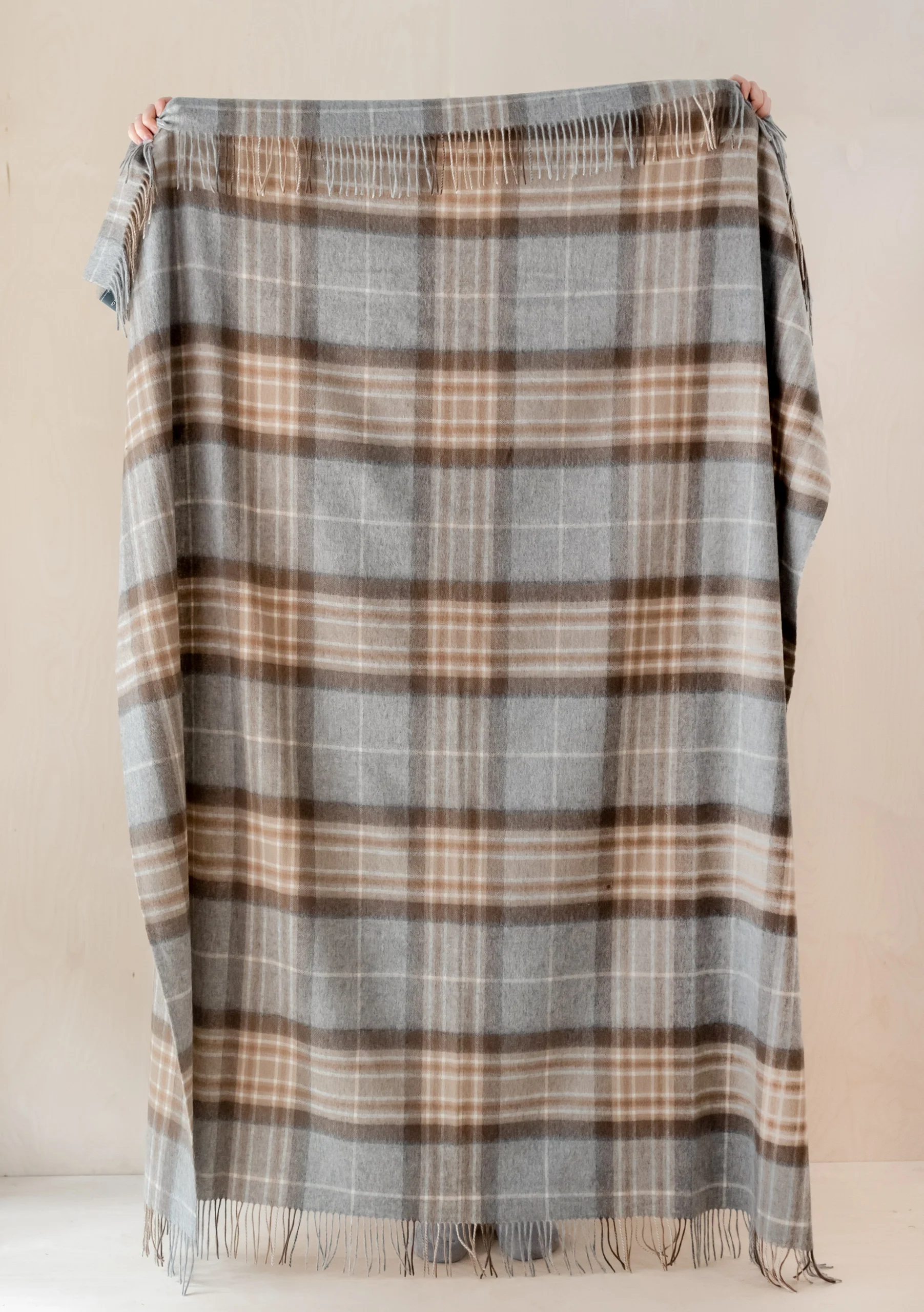Cashmere Blanket in Mackellar Tartan - Image 3
