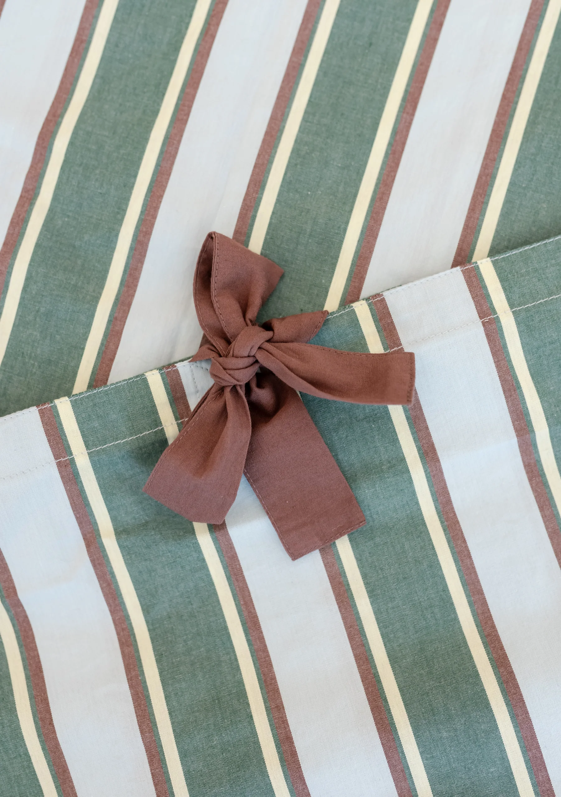 100% Cotton Bedding in Blue Stripe - Image 6