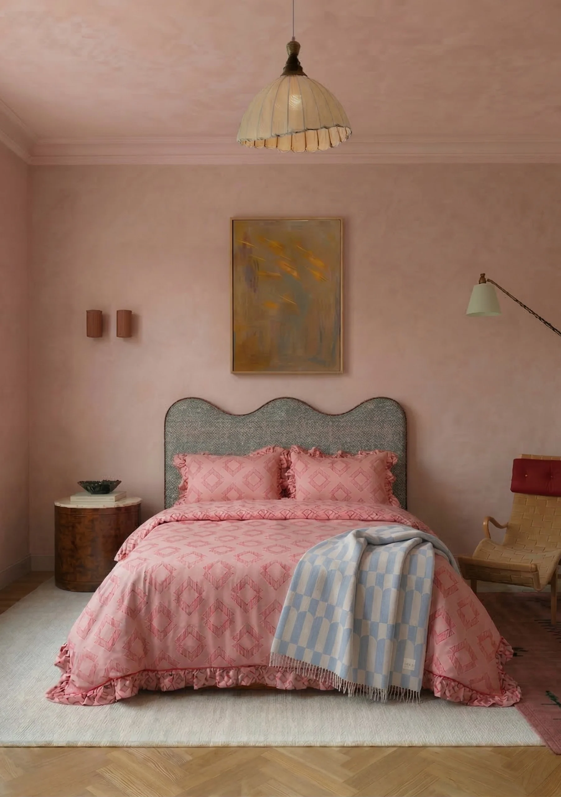 100% Cotton Bedding in Pink Diamond - Image 3