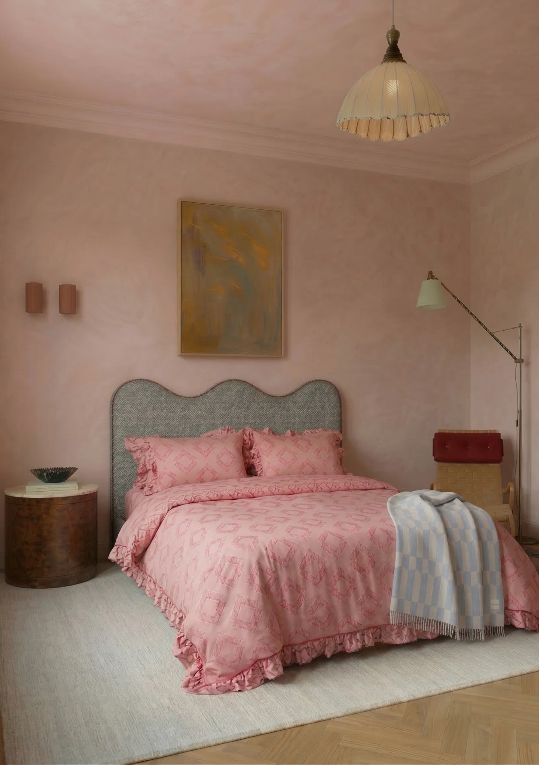 100% Cotton Bedding in Pink Diamond - Image 4