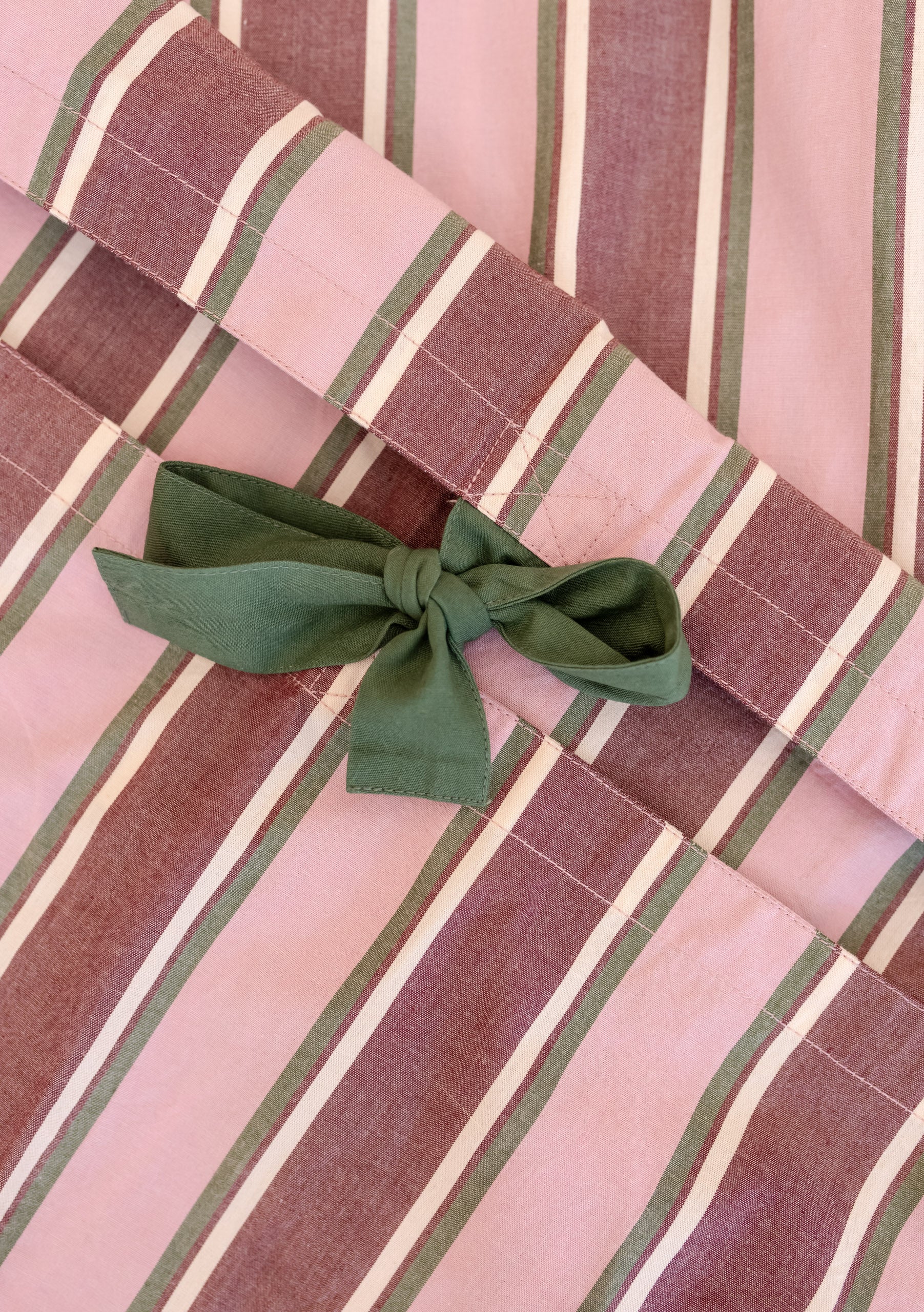 100% Cotton Bedding in Pink Stripe - Image 6