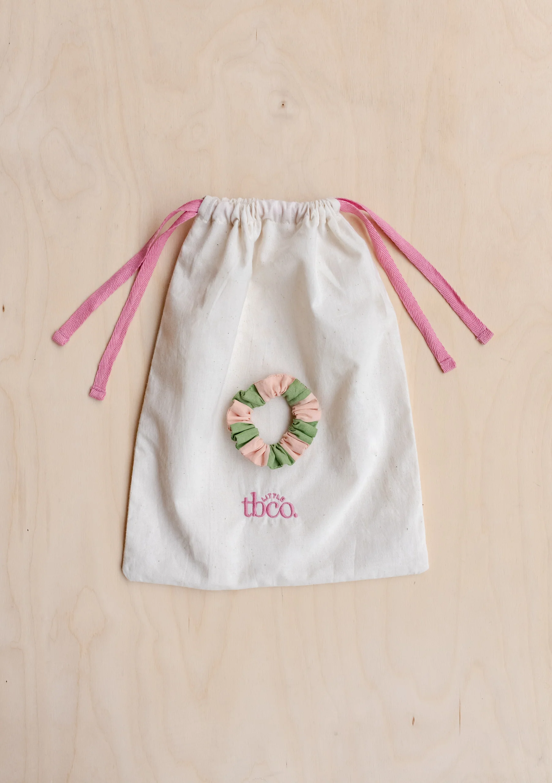 Cotton Kids Pyjamas in Green Stripe - Image 3