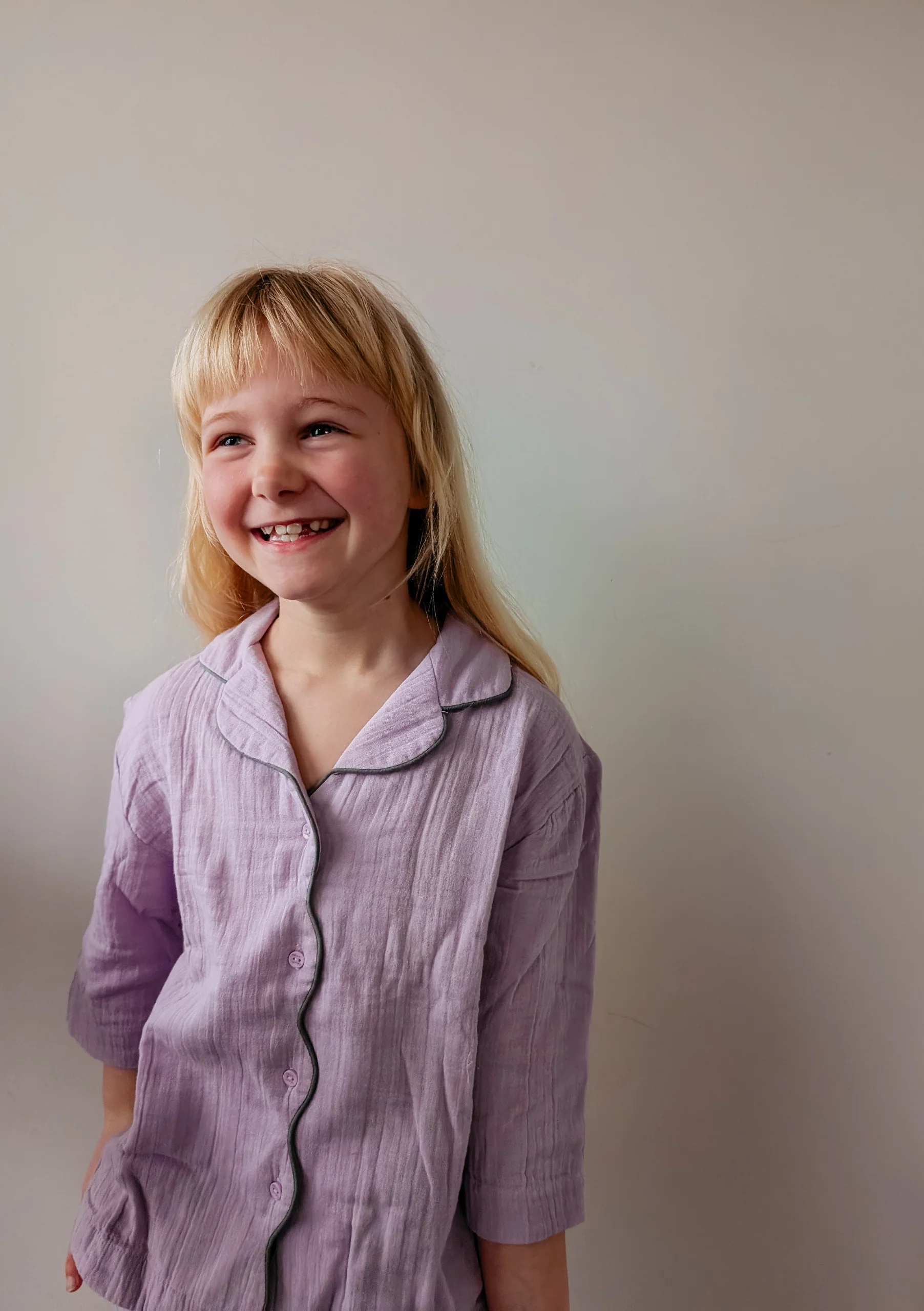 Cotton Kids Pyjamas in Lilac - Image 3