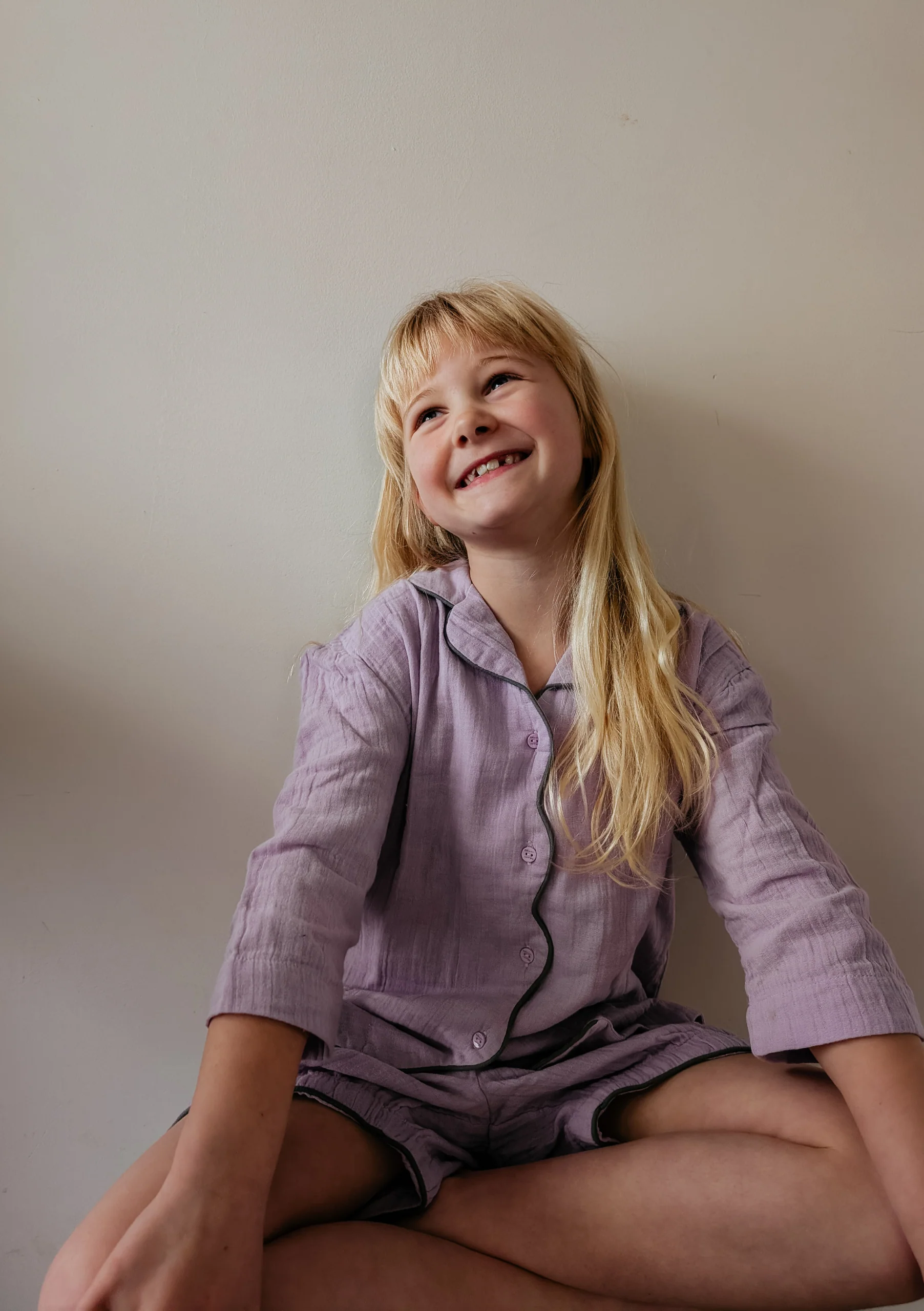 Cotton Kids Pyjamas in Lilac - Image 4