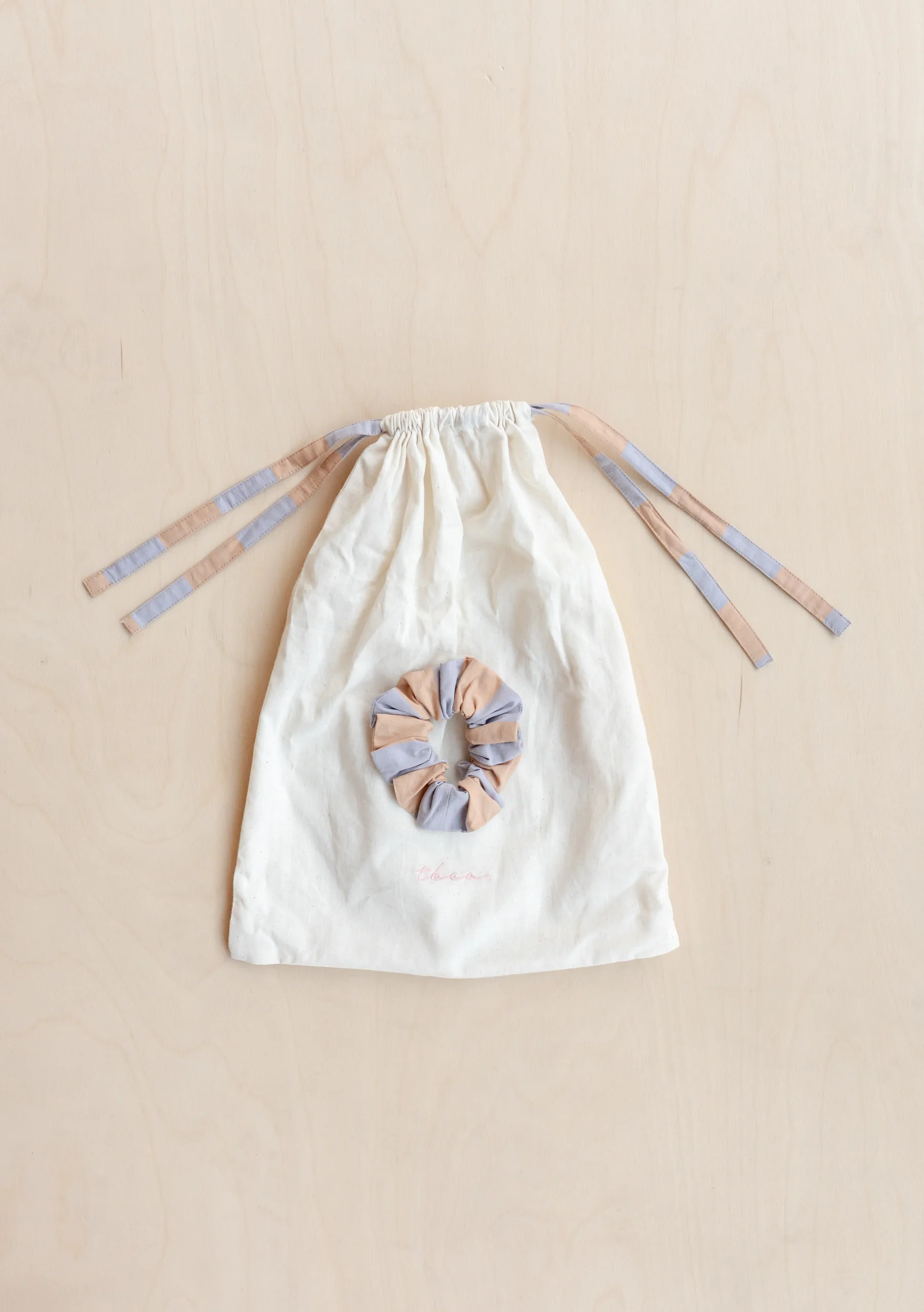 Cotton Kids Pyjamas in Orange Stripe - Image 3