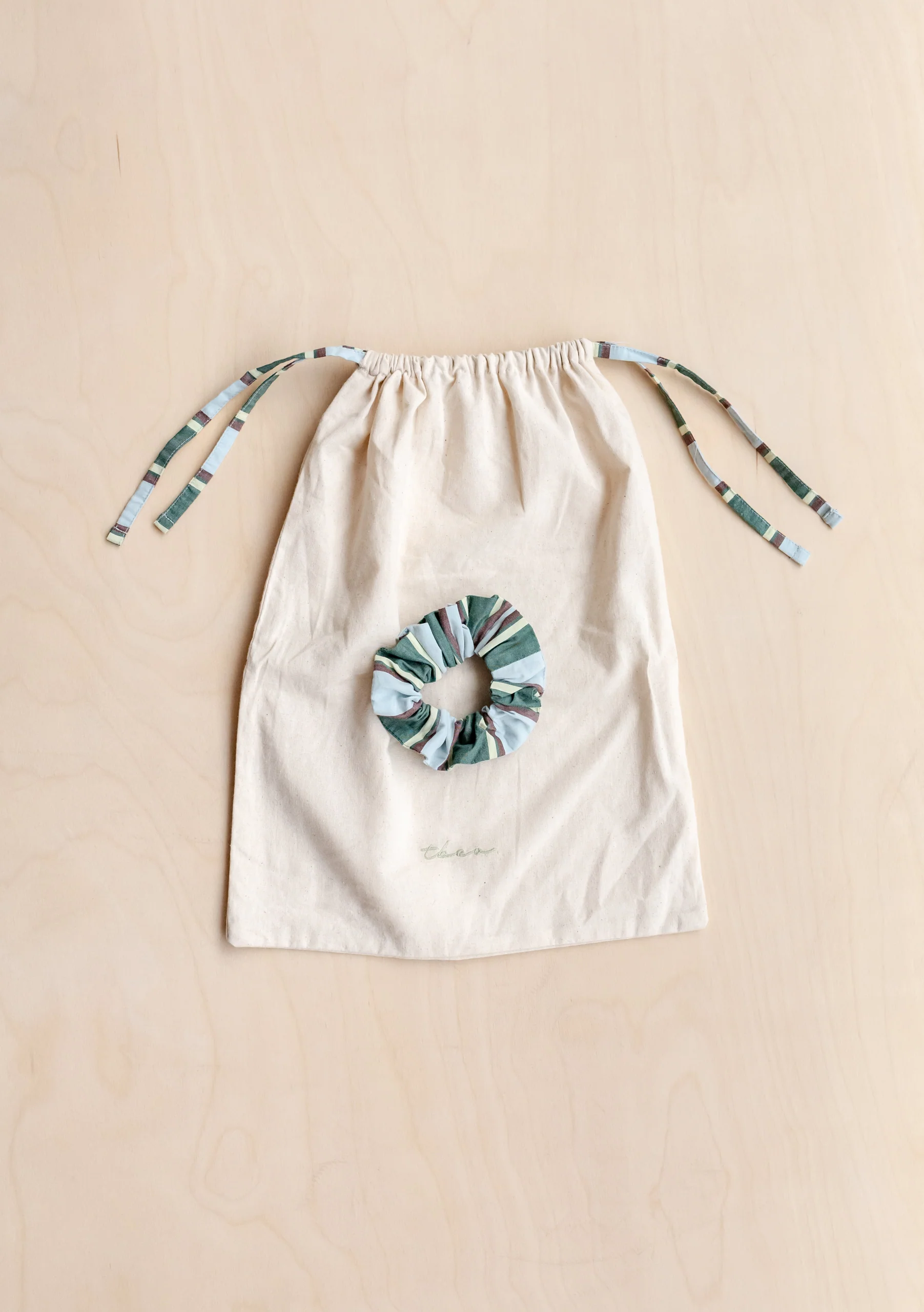 Cotton Pyjamas in Blue Stripe - Image 9