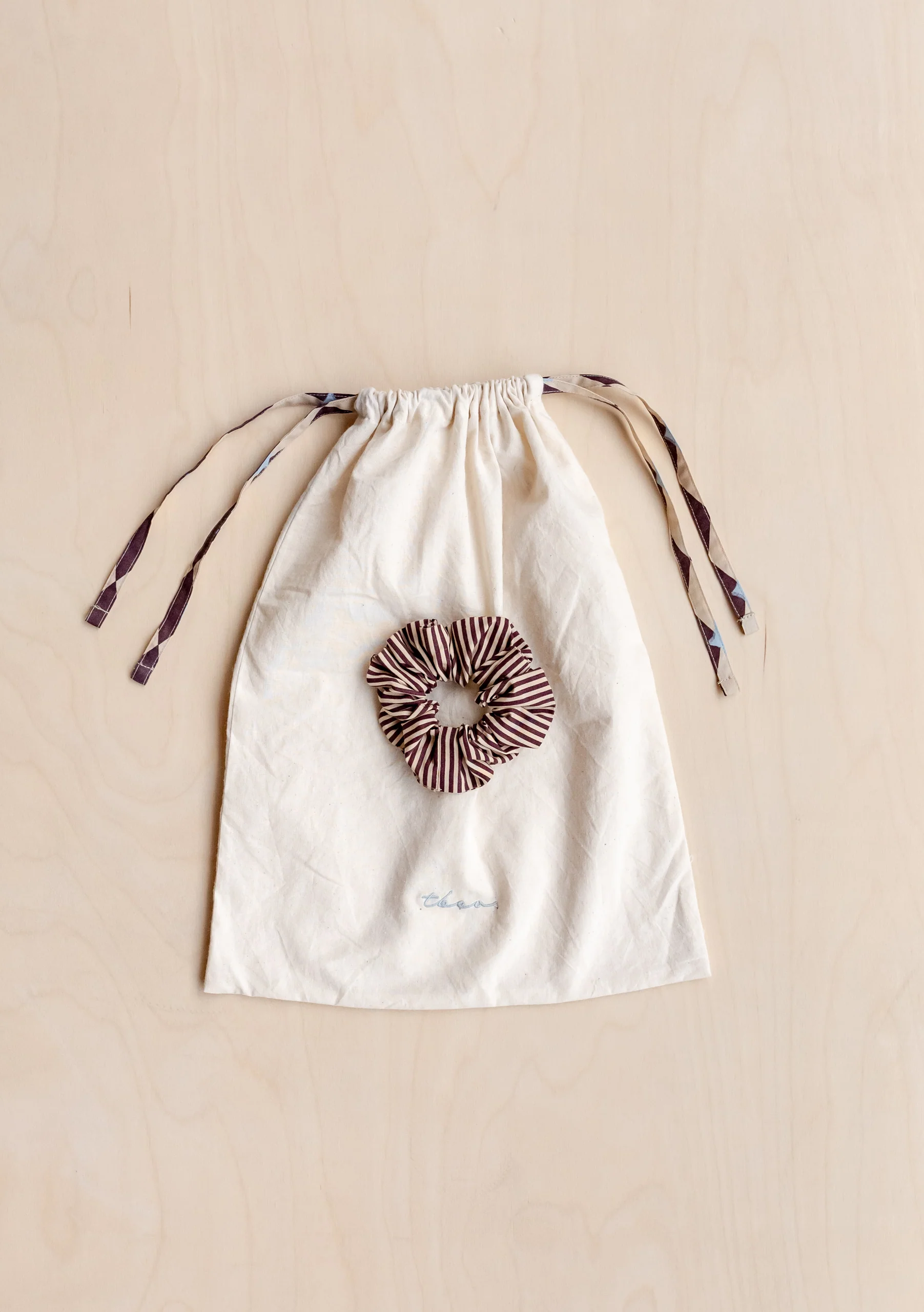 Cotton Pyjamas in Camel Harlequin - Image 10