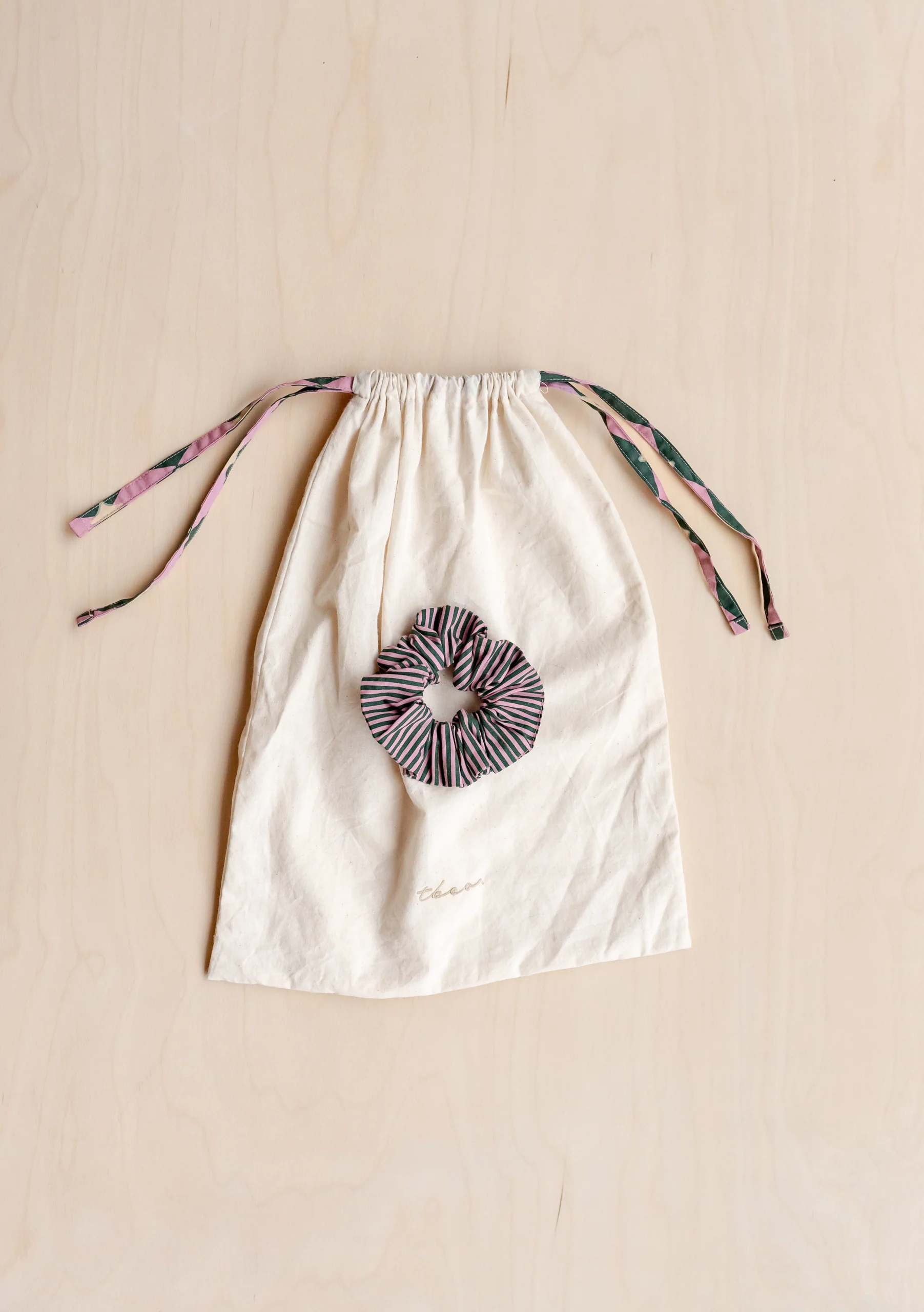 Cotton Pyjamas in Pink Harlequin - Image 7