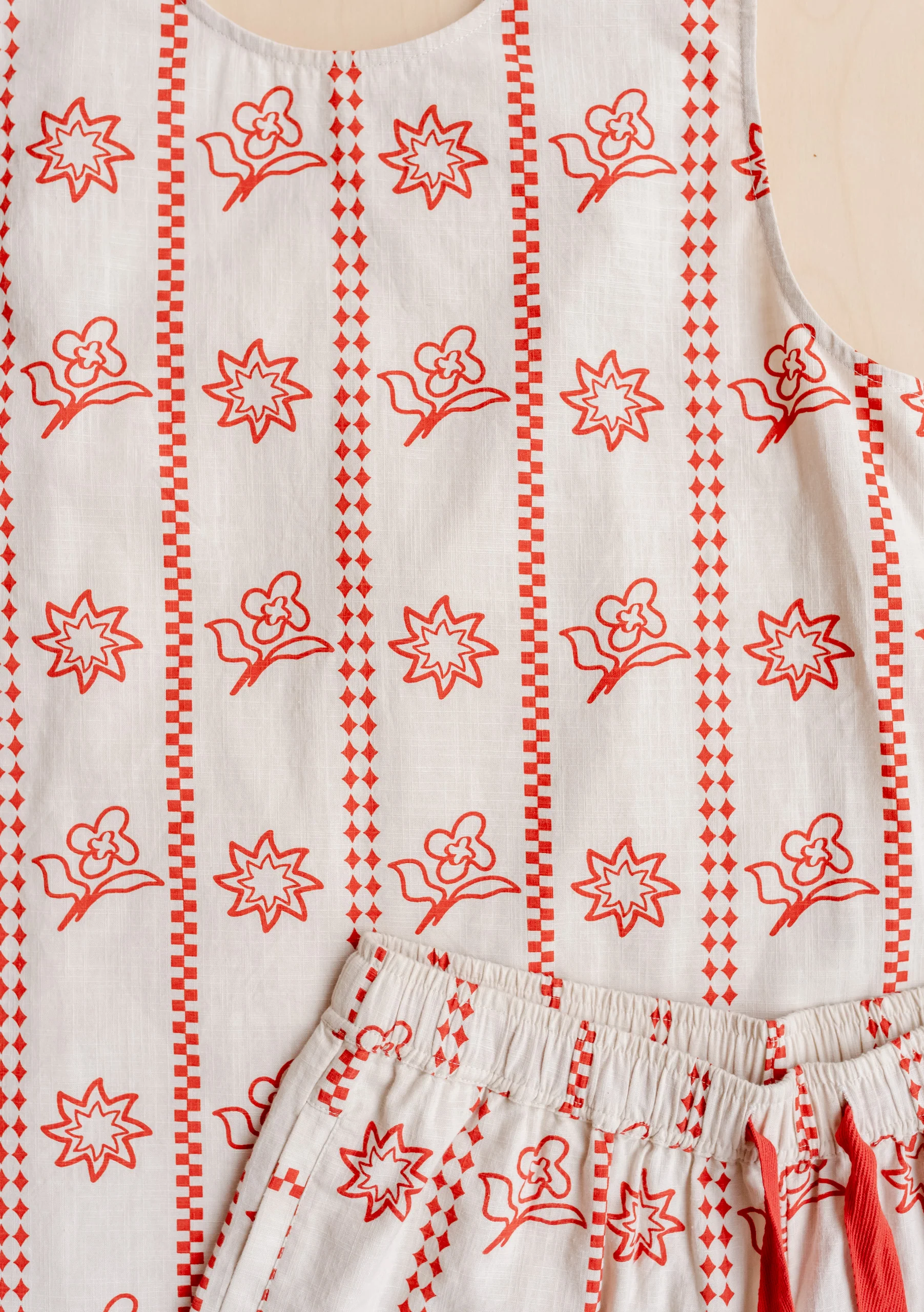 Cotton Short Set in Flora Sun - Image 4