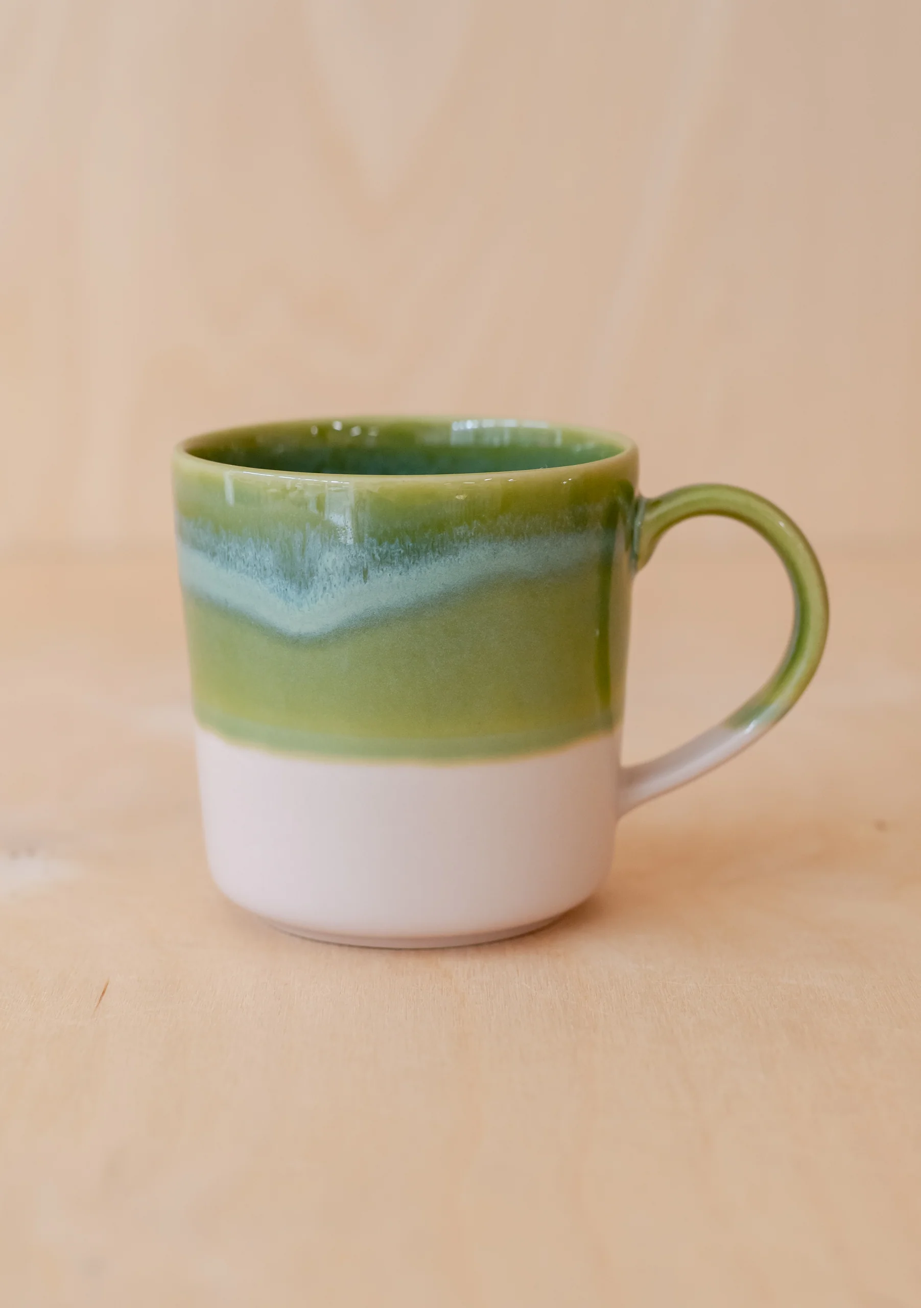Green Dip Hand-Painted Mug