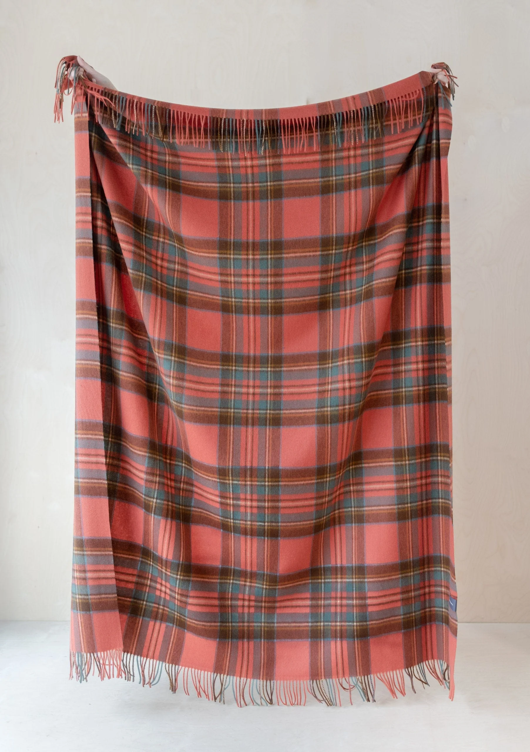 Lambswool Blanket in Stewart Royal Antique Tartan