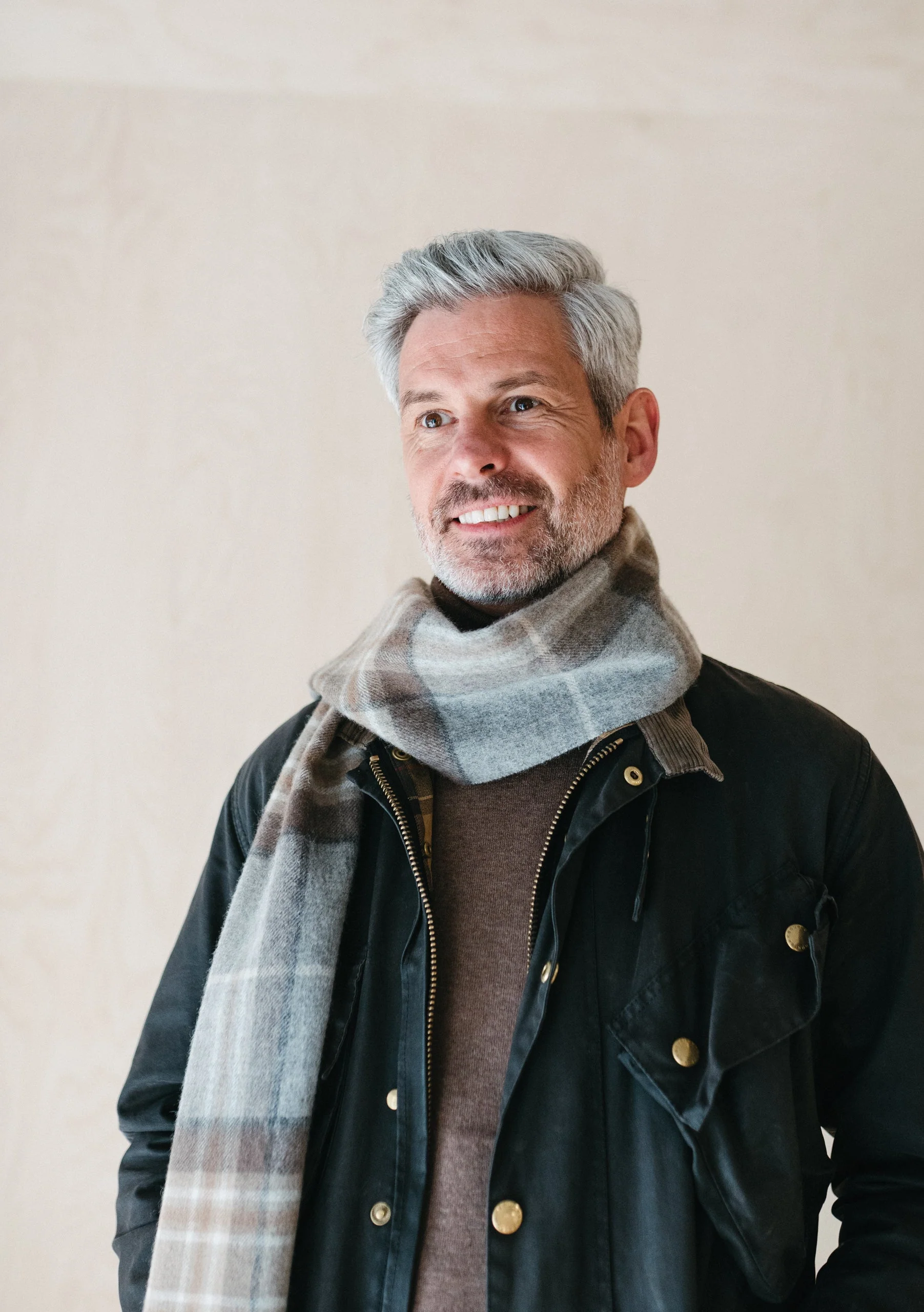 Men's Lambswool Scarf in Mackellar Tartan - Image 3
