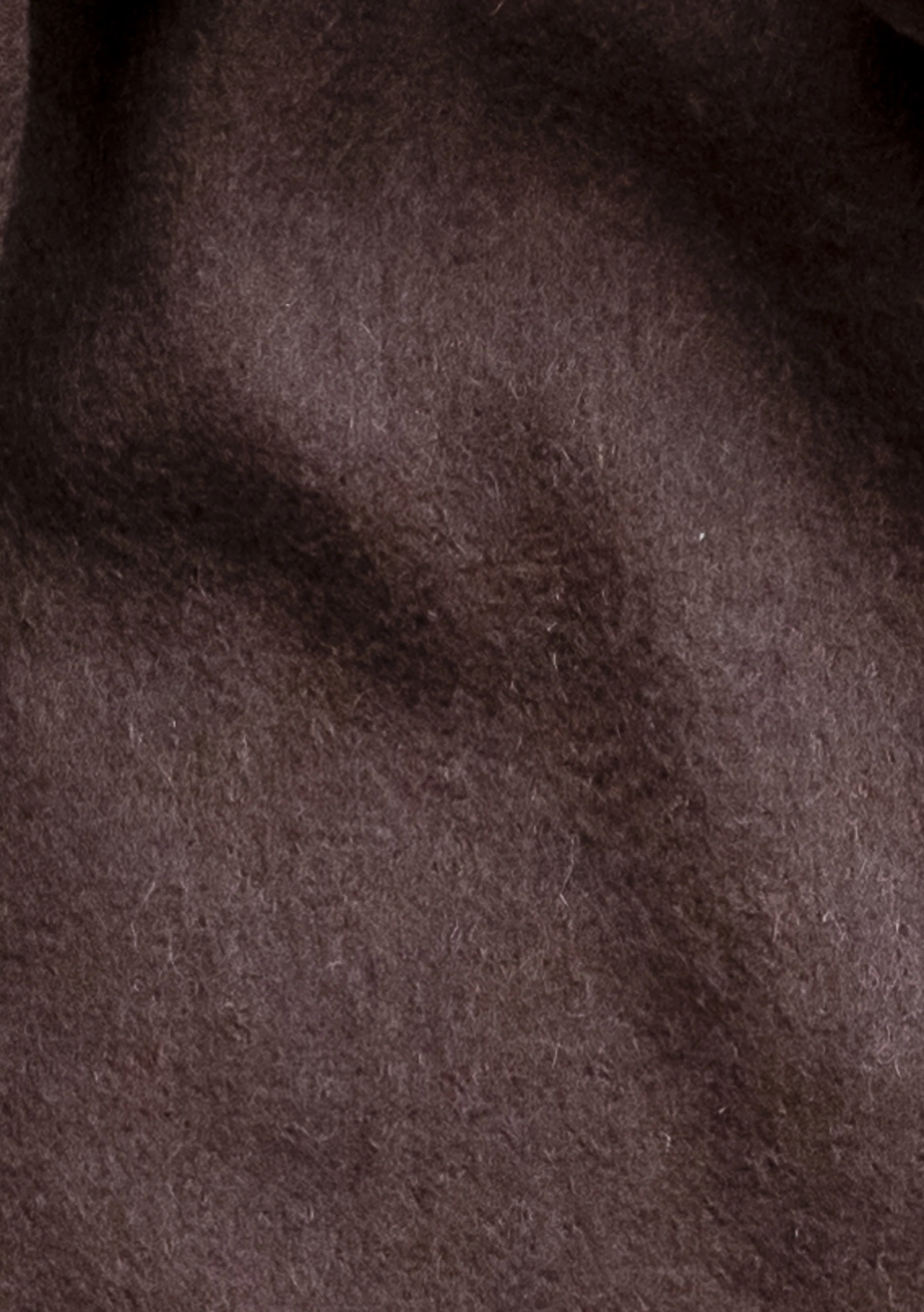 Lambswool Oversized Scarf in Chocolate - Image 4