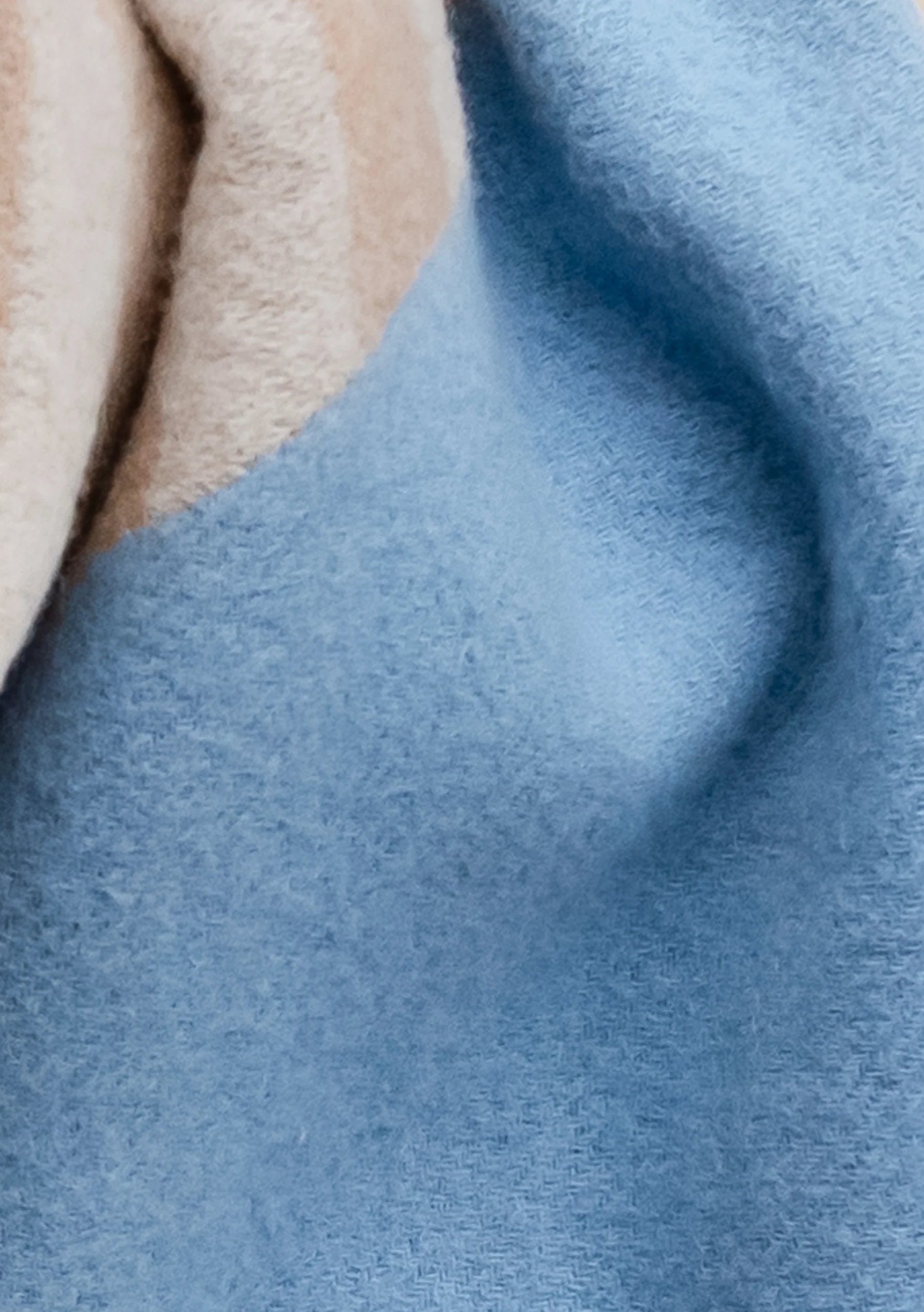 Lambswool Oversized Scarf in Flora Stripe Jacquard - Image 4
