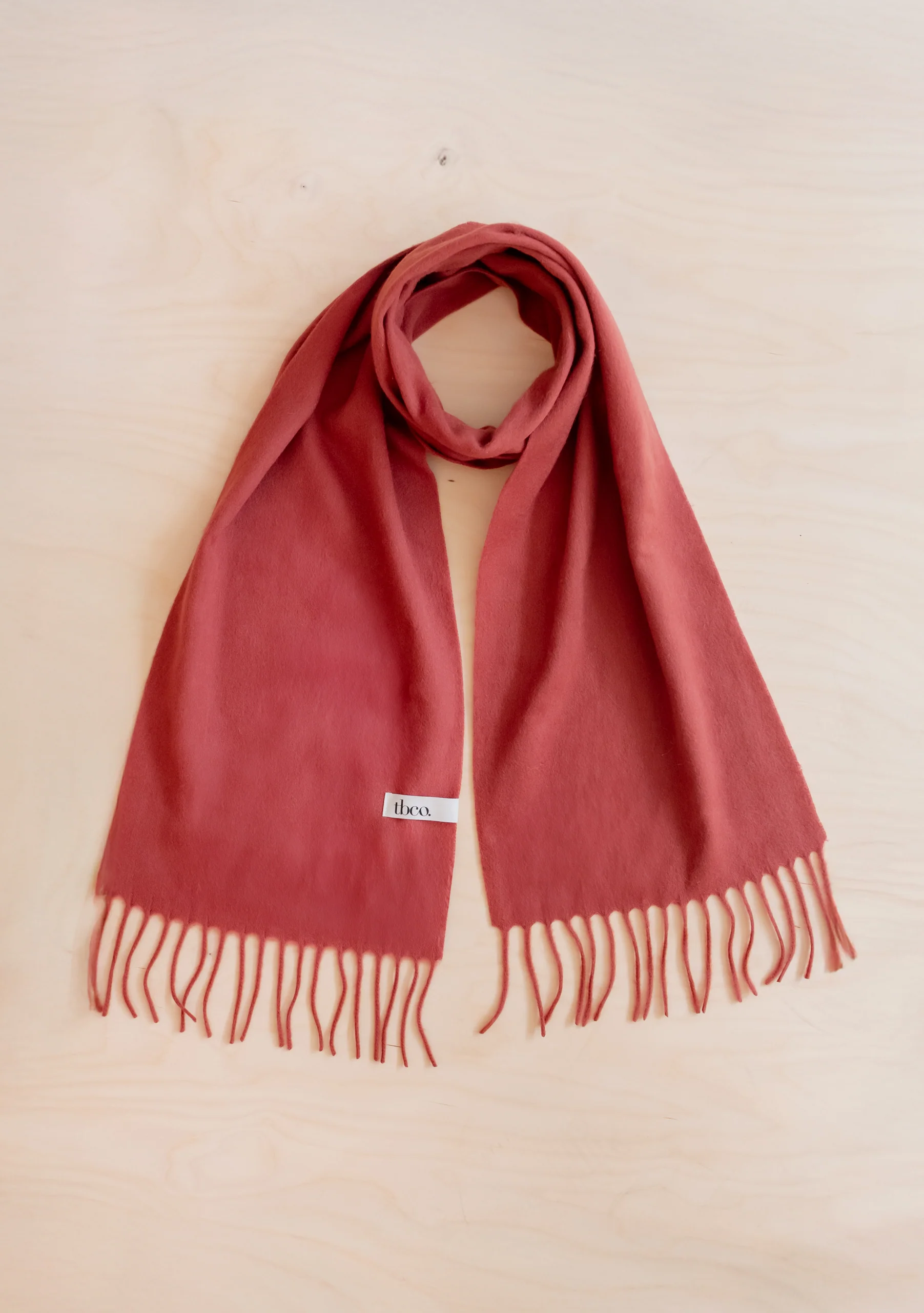 Lambswool Scarf in Mulberry