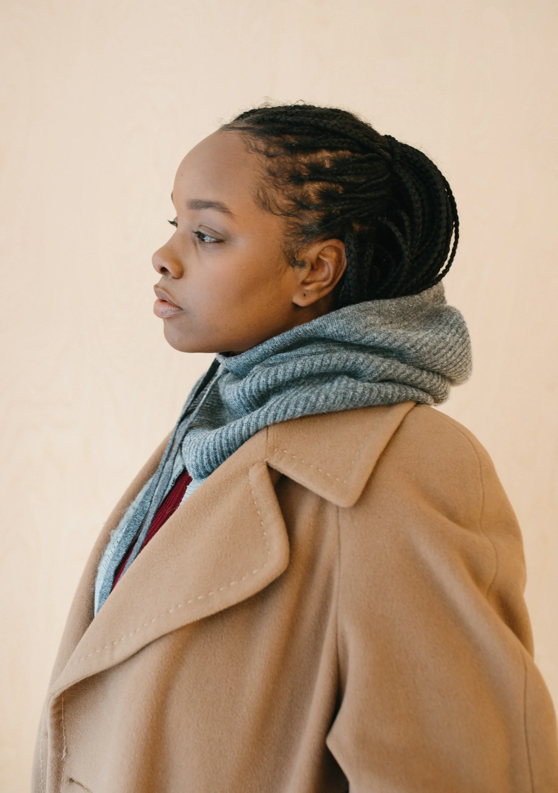 Merino Hood in Charcoal - Image 3