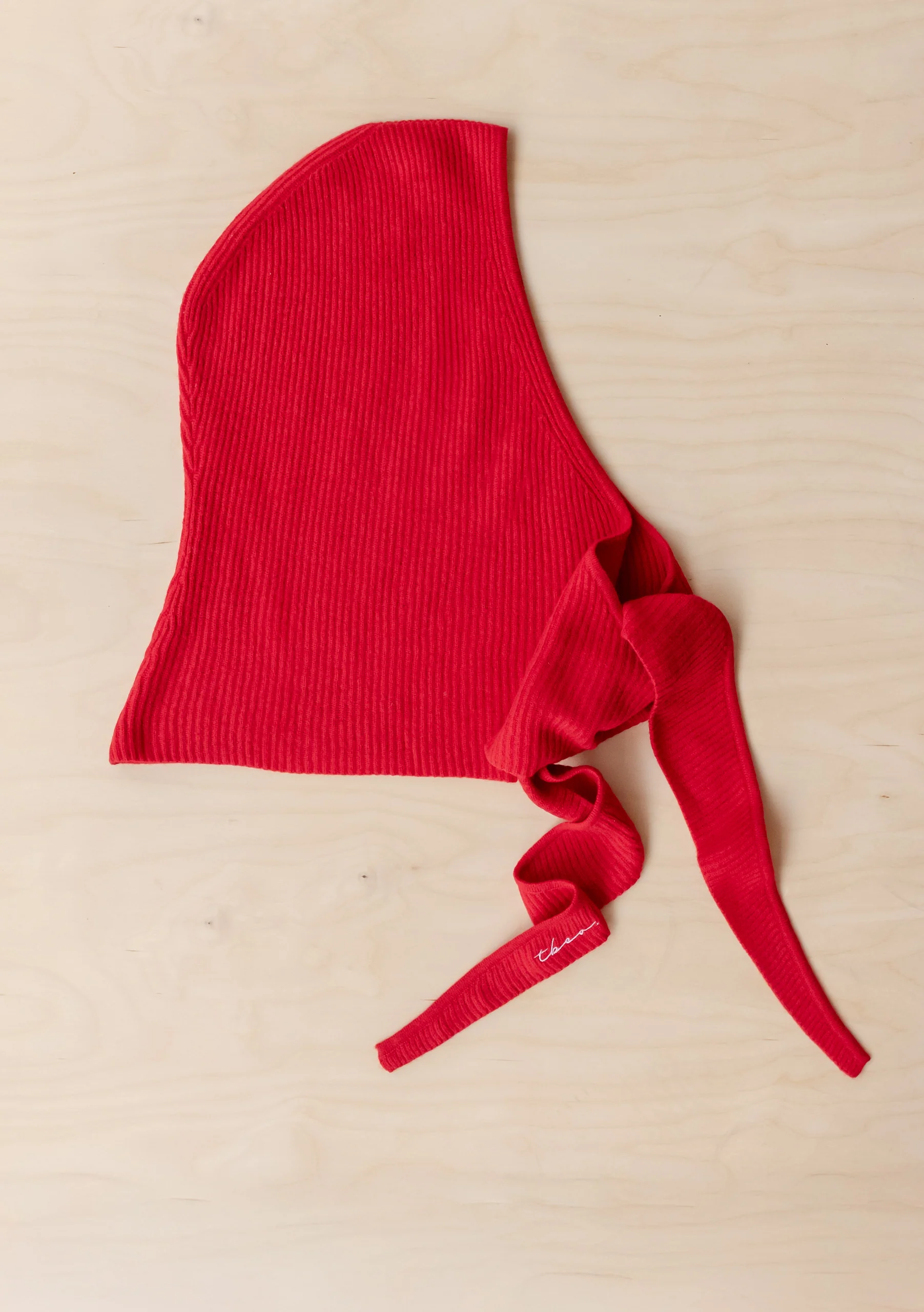 Merino Hood in Red - Image 3