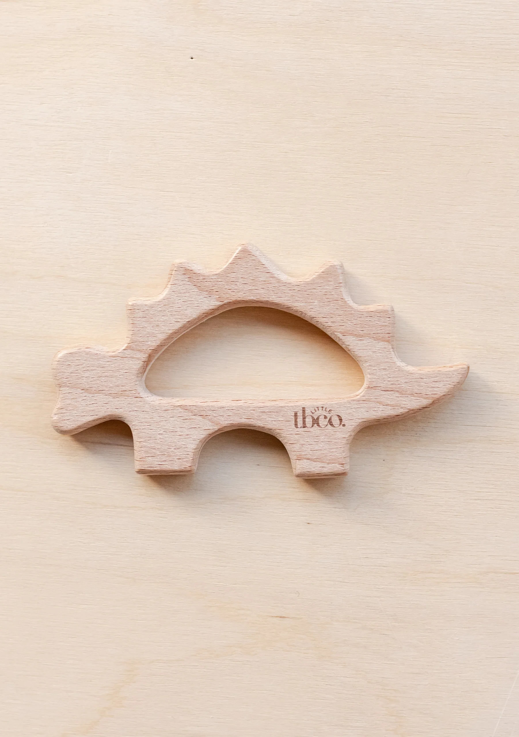 Organic Wooden Dinosaur Teether
