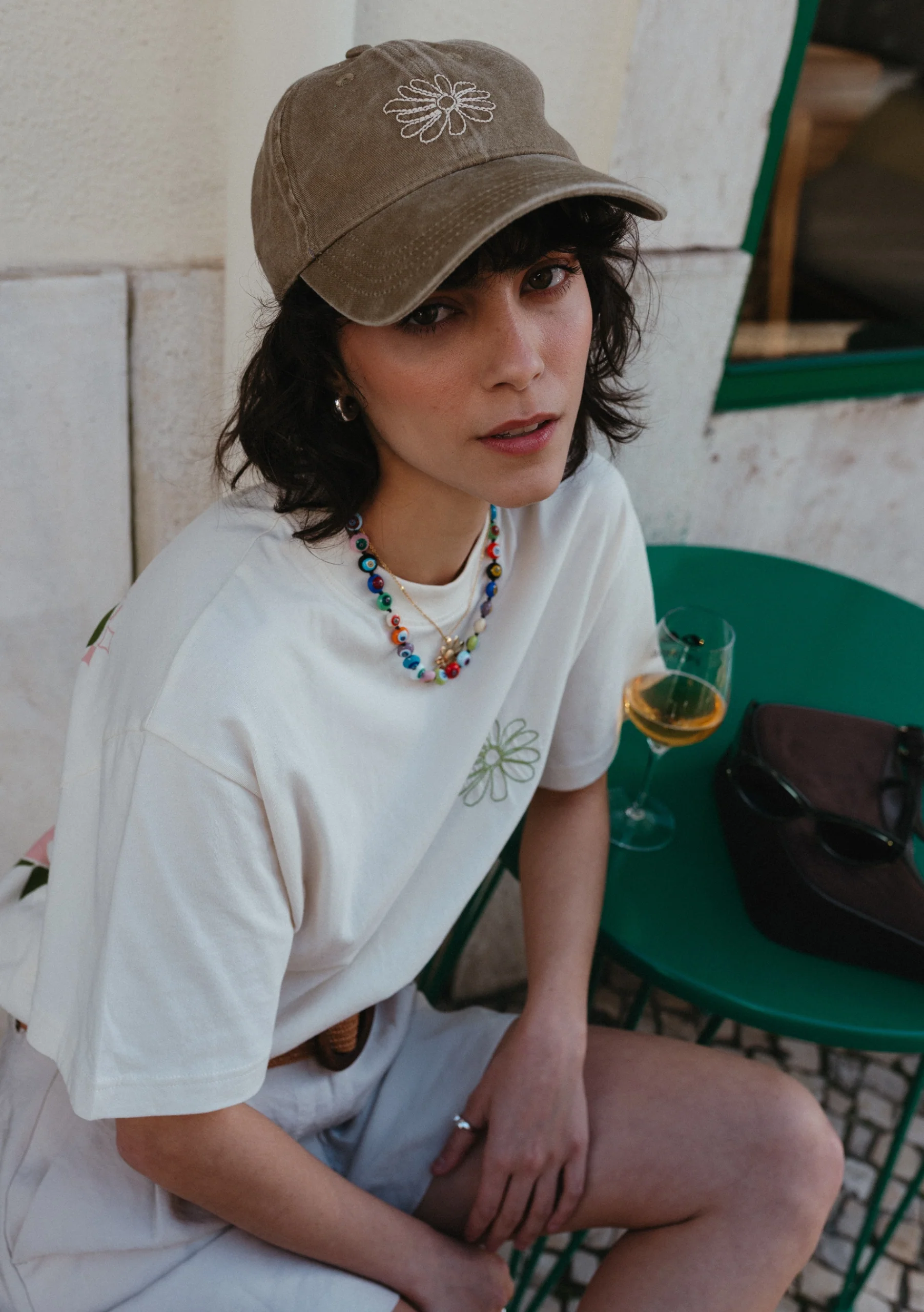 Recycled Cotton Cap in Flora