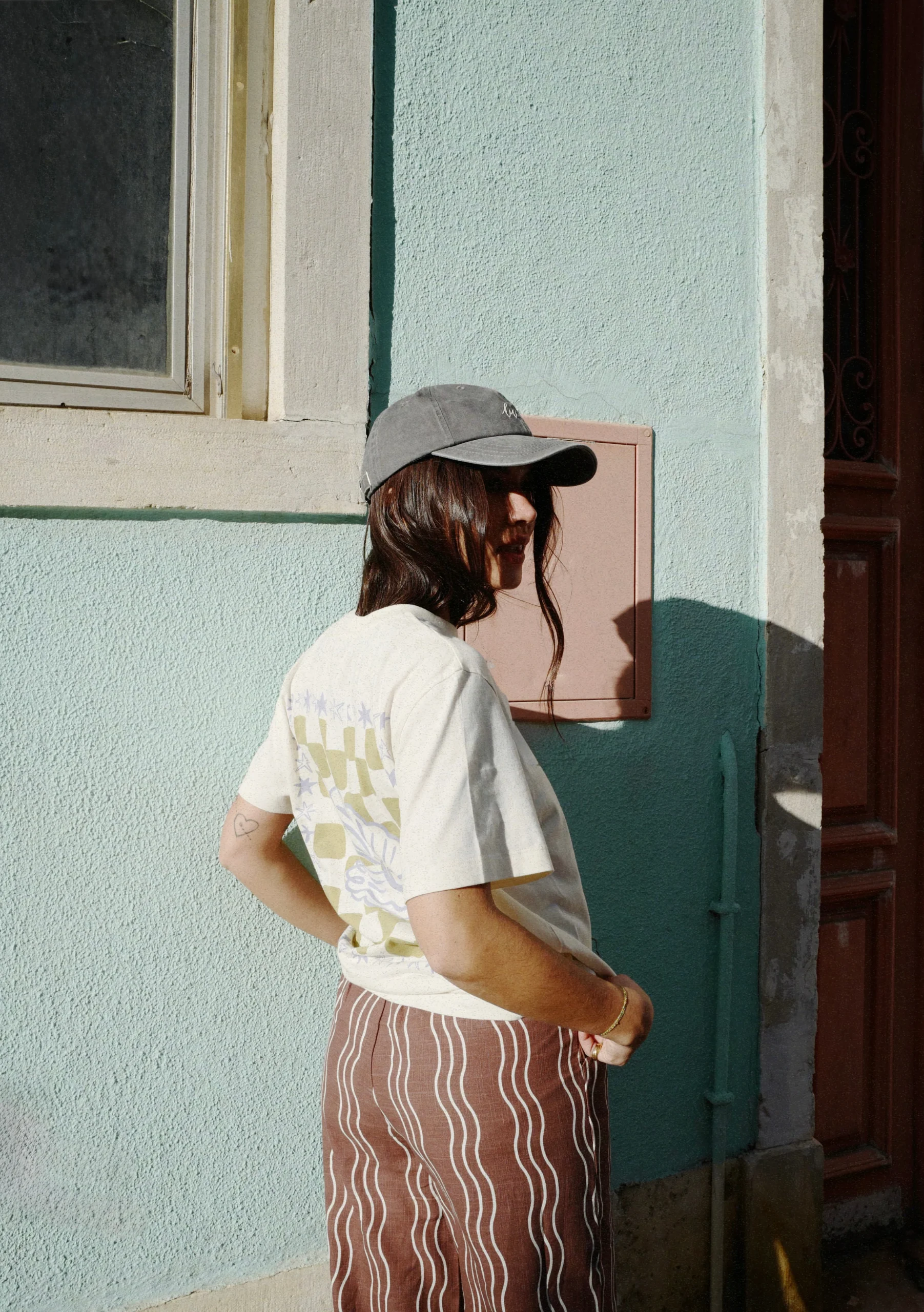 Recycled Cotton Cap in Lucky - Image 2