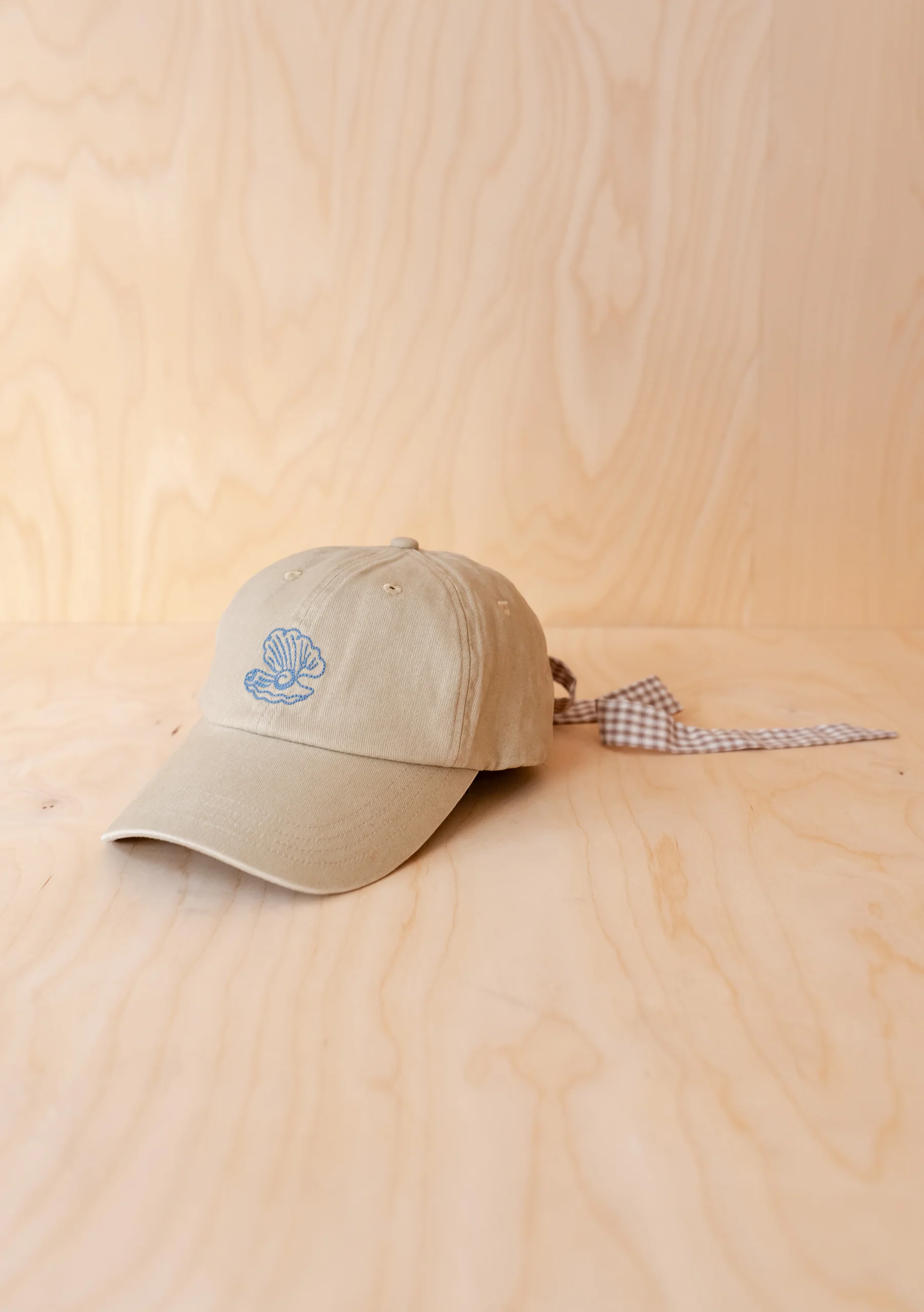 Recycled Cotton Cap in Shell - Image 4