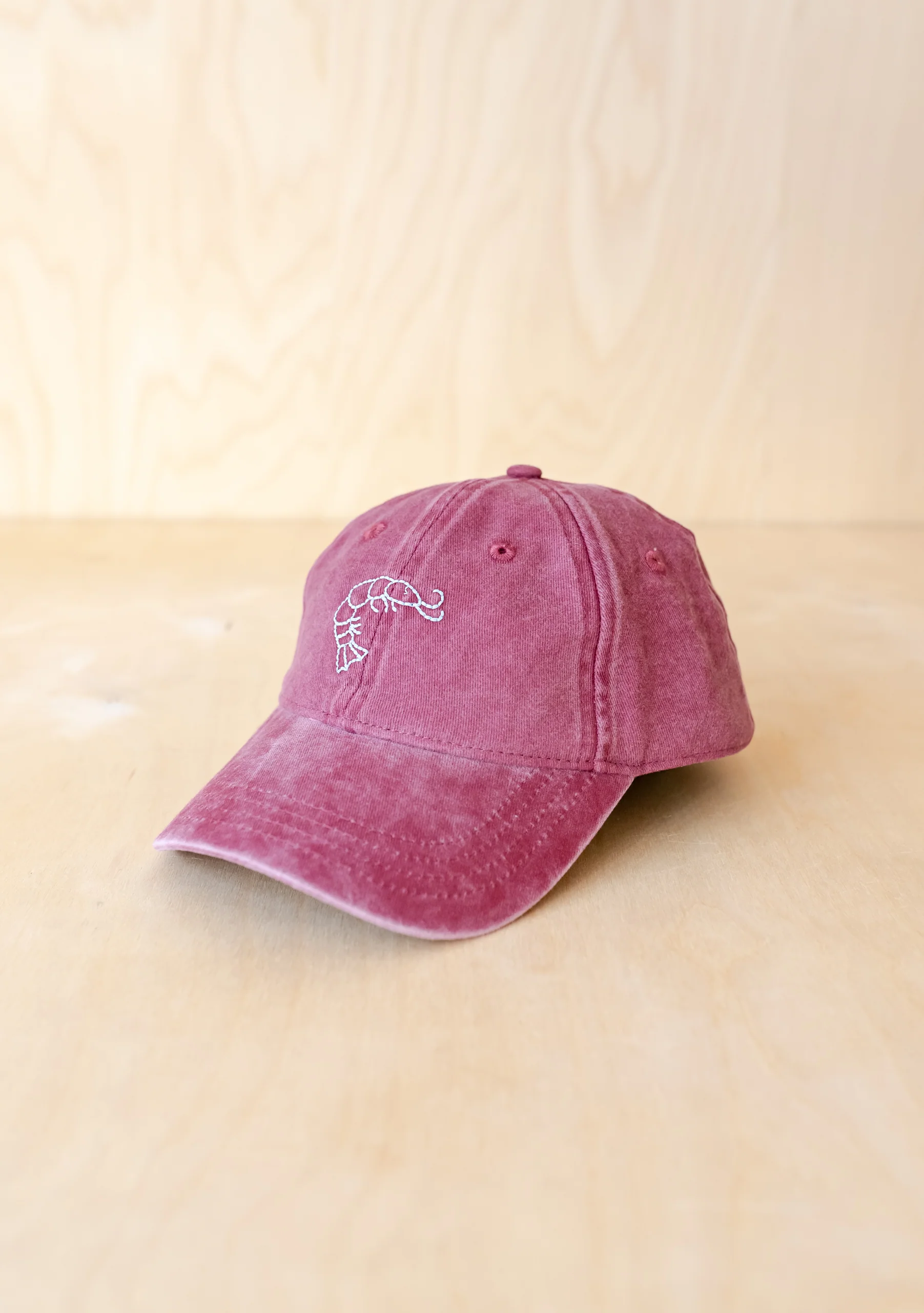 Recycled Cotton Cap in Shrimp - Image 2