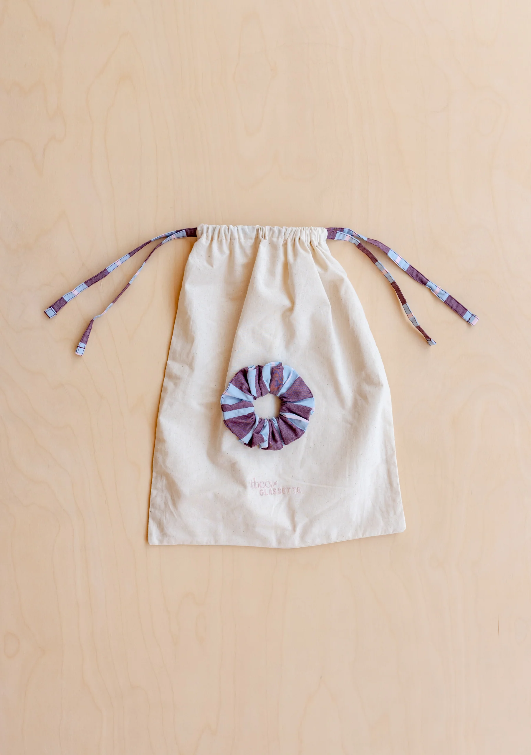 TBCo x Glassette Cotton Pyjamas in Berry Stripe - Image 8