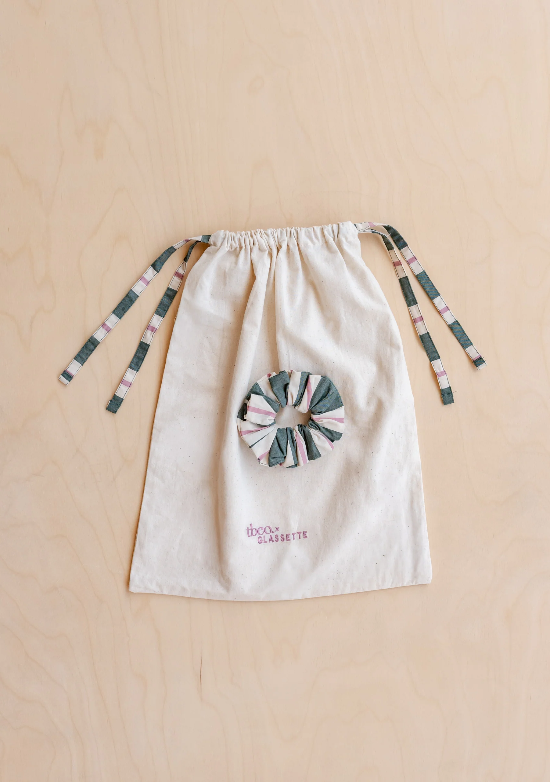 TBCo x Glassette Cotton Pyjamas in Green Stripe - Image 6
