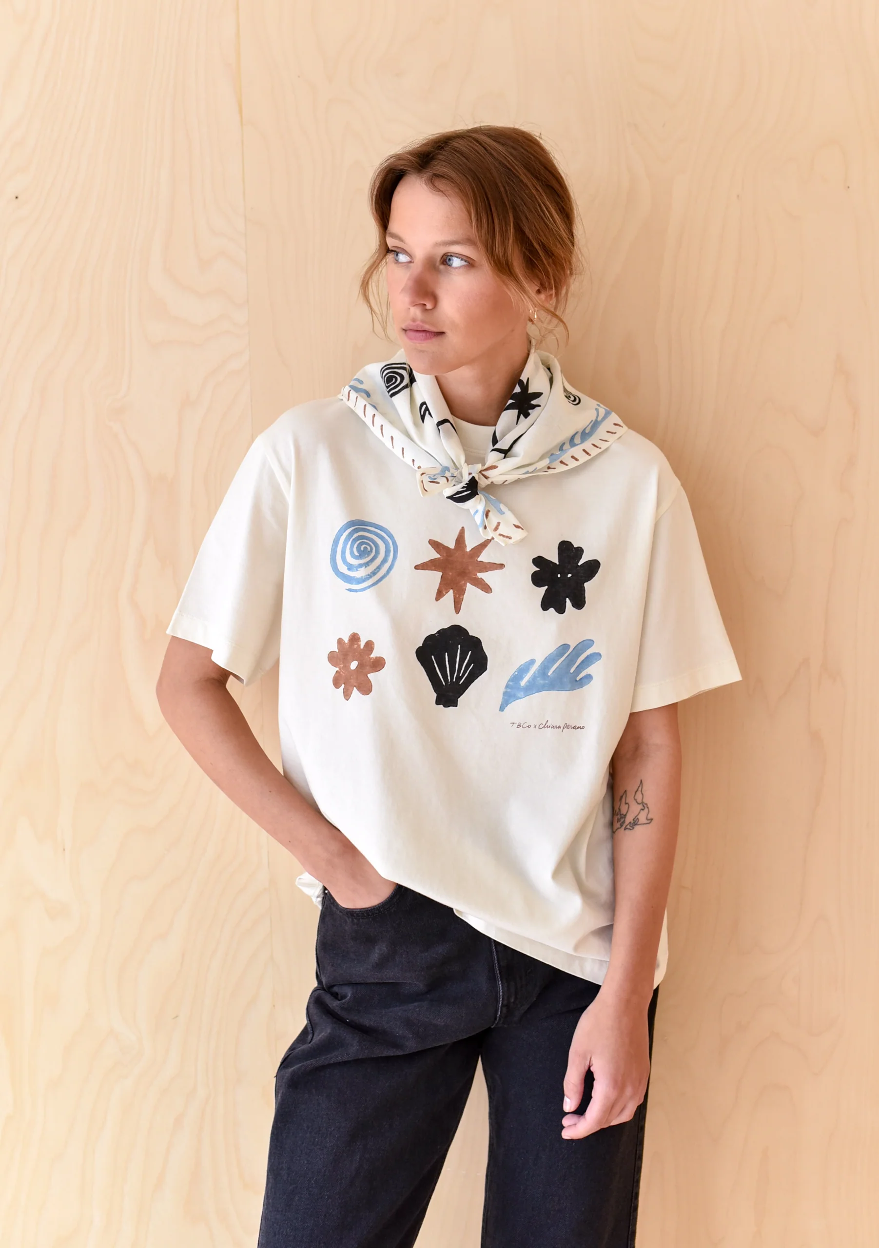 The Artist Series TBCo x Chiara Perano Cotton T-Shirt - Image 3